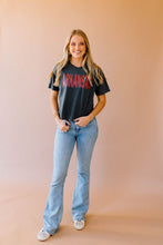 Load image into Gallery viewer, Arkansas Cropped Comfort Colors Tee
