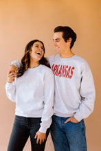 Load image into Gallery viewer, ARKANSAS White on White Pullover Unisex
